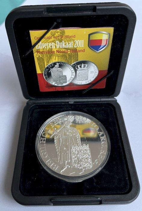 Nederland, Noord-Holland. Zilveren Dukaat (Zonder, Postzegels en Munten, Munten | Europa | Niet-Euromunten