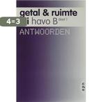 Getal en Ruimte / 1 Havo B / deel Antwoorden 9789011098725, Boeken, Schoolboeken, Verzenden, Gelezen, L.A. Reichard