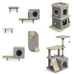 LIVSK Wandgemonteerd Kattenactiviteitscentrum - 3 - Traps Kr, Verzenden