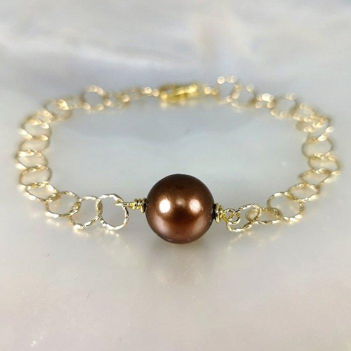 Zonder Minimumprijs - Armband Zilver Parel - Tahiti RD Ø, Sieraden, Tassen en Uiterlijk, Armbanden