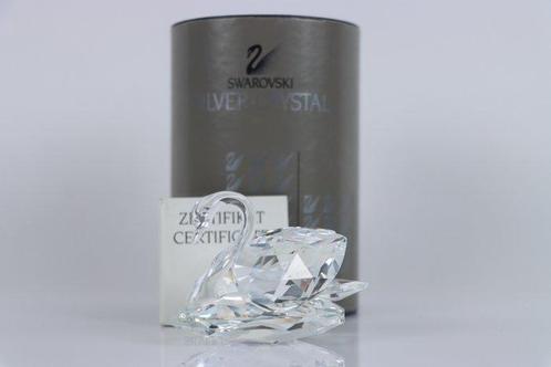 Figuur - Swarovski - Zwaan (Boxed + certificate) - Kristal, Antiek en Kunst, Curiosa en Brocante