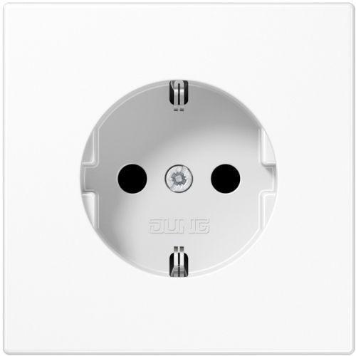 JUNG LS990 Wandcontactdoos 1V met randaarde &, Doe-het-zelf en Verbouw, Elektra en Kabels, Nieuw, Ophalen of Verzenden