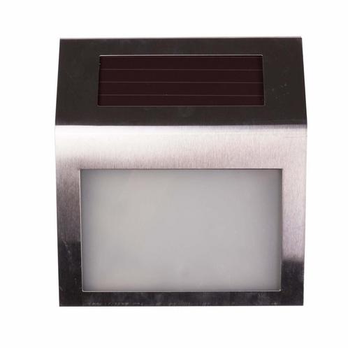 Hofftech LED huisnummer - Solar - RVS - Inclusief cijfers..., Tuin en Terras, Buitenverlichting, Nieuw, Ophalen of Verzenden