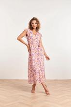 -30% Smashed Lemon  Smashed Lemon 24329 maxi wrap jurk met b, Kleding | Dames, Jurken, Verzenden, Nieuw, Wit