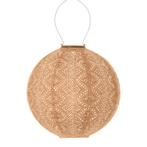 Solar Lampion Round - Lace Apricot - 30 cm (tuinverlichting), Tuin en Terras, Verzenden, Minder dan 50 watt, Overige typen, Nieuw