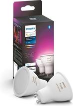 2x HUE GU10 spotjes Philips White & Color, Verzenden, Nieuw