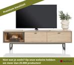 XOOON Helsinki lowboard + LED 2 laden materiaal hout/metaal, Huis en Inrichting, Kasten | Dressoirs, Ophalen of Verzenden, Nieuw