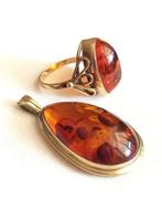 2-delige sieradenset - 8 karaat Geel goud - 16.00ct. tw., Sieraden, Tassen en Uiterlijk, Antieke sieraden