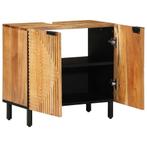 Bruin Acaciahout Badmeubel | Nieuw met 40% Korting, Minder dan 50 cm, Nieuw, Ophalen of Verzenden, Minder dan 100 cm