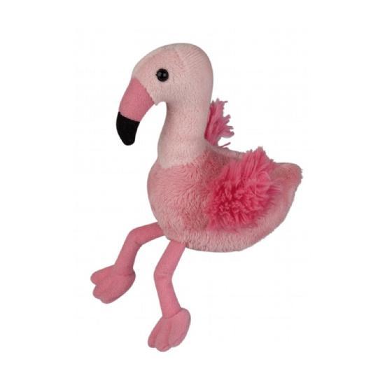 Pluche flamingo knuffel van 15 cm - Knuffel flamingo, Kinderen en Baby's, Speelgoed | Knuffels en Pluche, Verzenden