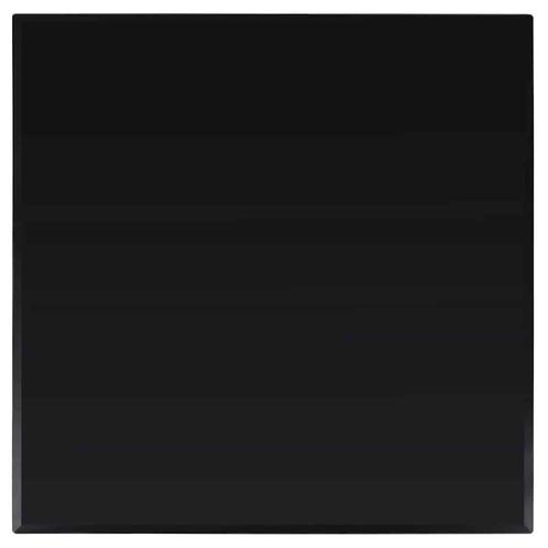 Tafelblad Glas 70x70 Zwart - Retourdeal! 35% Korting, Huis en Inrichting, Tafelonderdelen, 50 tot 100 cm, Tafelblad, 50 tot 100 cm