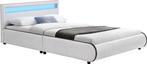 Tweedekans | Gestoffeerd bed Sevilla - 140 x 200 cm - Wit -, Ophalen of Verzenden, Zo goed als nieuw, Wit