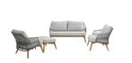 4 Seasons Outdoor Ancora loungeset teak Silver grey |, Tuin en Terras, Tuinsets en Loungesets, Ophalen of Verzenden, Nieuw