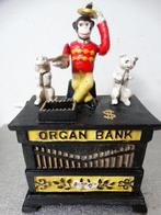 Kijser/Rex - Spaarpot - Mechanische spaarpot orgel met aap -