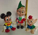 Disney - Speelgoed Topolino, Pinocchio e Porky Pig -, Verzamelen, Disney, Nieuw