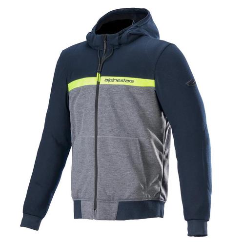 Alpinestars Chrome Street Hoodie Donker Marine Donker Grijs, Motoren, Kleding | Motorkleding, Heren, Nieuw met kaartje, Jas | textiel