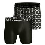 Bjorn Borg Boxershorts 2Pack PERFORMANCE BOXER Circles Black