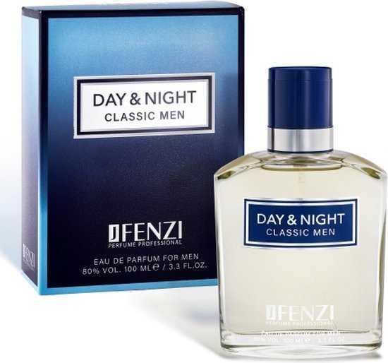 Day & Night Classic Men by Jfenzi, Sieraden, Tassen en Uiterlijk, Uiterlijk | Parfum, Nieuw, Verzenden