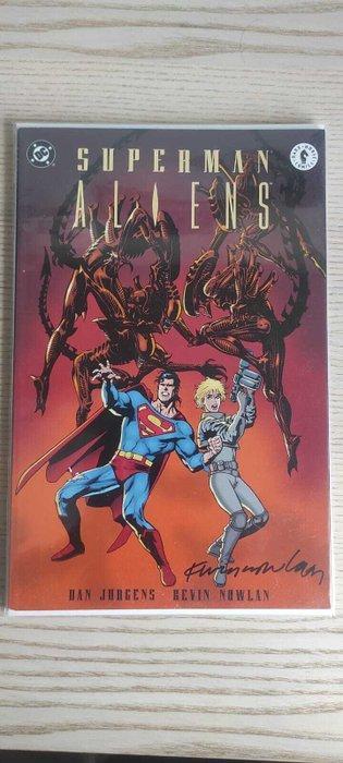 Superman vs. Aliens #1/3 - Signed by Kevin Nowlan - Complete beschikbaar voor biedingen