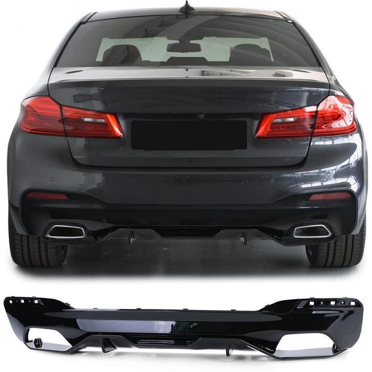 Performance Look Glans Diffuser BMW 5 Serie G30 G31 B1380, Auto-onderdelen, Carrosserie en Plaatwerk, Nieuw, BMW, Achter