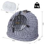 Transportmand Transportbox Voor Katten Honden, Rieten Grot M, Dieren en Toebehoren, Katten-accessoires, Nieuw, Verzenden
