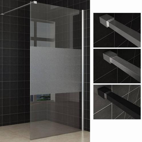 Aanbieding: Inloopdouche Slim Glasplaat Middenband 8mm Nano, Doe-het-zelf en Verbouw, Sanitair, Ophalen of Verzenden