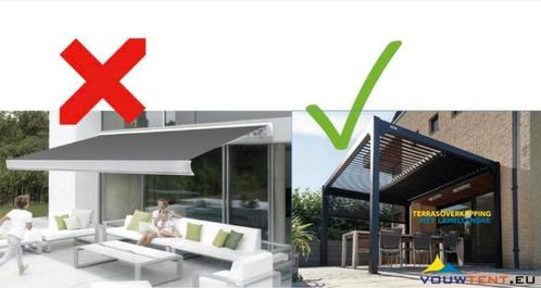 kwalitatieve zonnescherm luifel? of terrasoverkapping?, Tuin en Terras, Zonneschermen, Nieuw