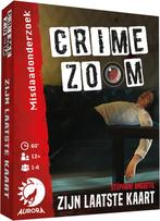 Crime Zoom Case 1 - Zijn Laatste Kaart | Lucky Duck Games -, Hobby en Vrije tijd, Gezelschapsspellen | Bordspellen, Nieuw, Verzenden