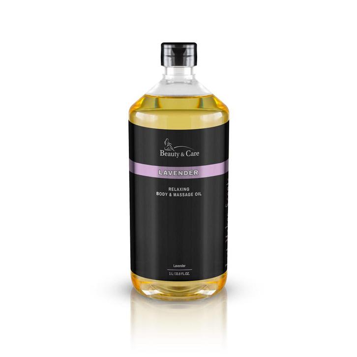 Beauty & Care Lavender Relaxing Body & Massage oil 1 L.  new, Sport en Fitness, Massageproducten, Olie of Lotion, Nieuw, Ophalen of Verzenden