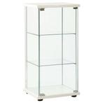 Glazen Vitrinekast Wit - Tweedekansje voor Jou! OP=OP, Met plank(en), Minder dan 50 cm, Nieuw, Ophalen of Verzenden