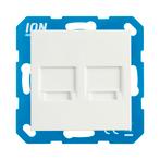 Modular Jack 2-voudig met Centraalplaat V1/J1 Serie, Ophalen of Verzenden, Nieuw