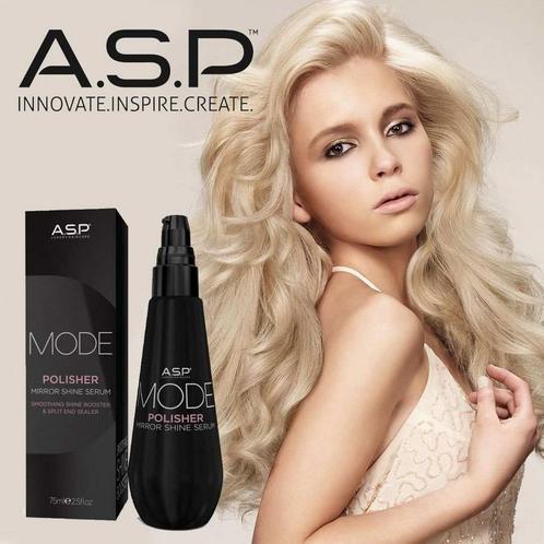 ASP Mode Polisher Mirror Shine Serum - 75ml, Sieraden, Tassen en Uiterlijk, Uiterlijk | Haarverzorging, Overige typen, Nieuw, Ophalen of Verzenden