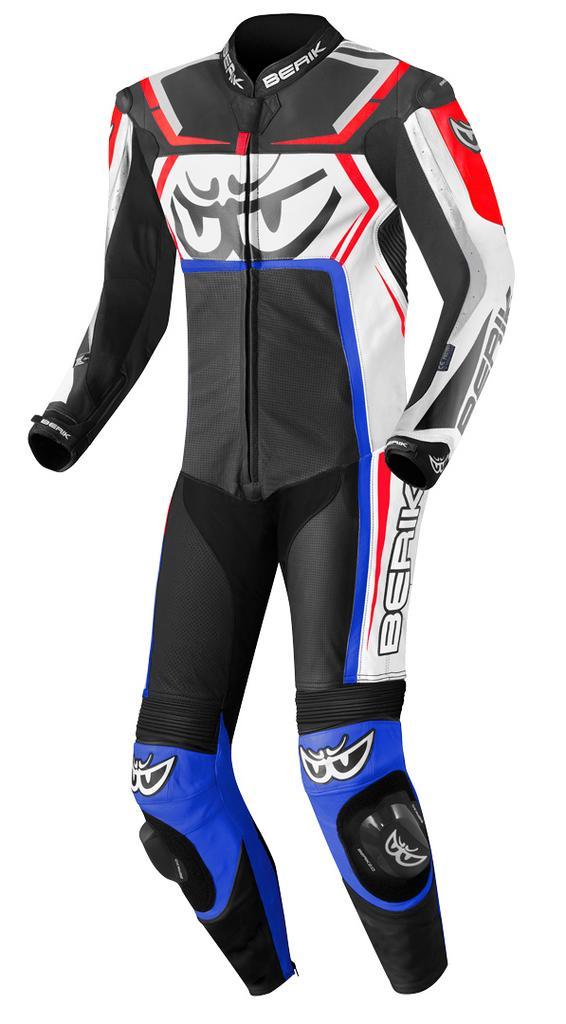 Berik Race-Tech Zwart Rood Blauw 1-Delig Motorpak, Motoren, Kleding | Motorkleding, Heren, Nieuw met kaartje, Overall, Verzenden