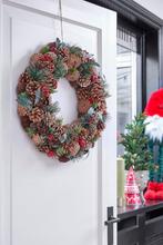 2dekans | House of Seasons Kerstkrans - Ø50 cm - Groen, Diversen, Kerst, Ophalen of Verzenden, Zo goed als nieuw