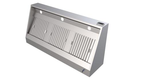RVS Afzuigkap 300x70x54 motor + verlichting + regelaar + fil, Zakelijke goederen, Horeca | Keukenapparatuur, Ophalen of Verzenden
