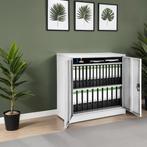 Archiefkast met 3 planken 90x40x90 cm - grijs, Huis en Inrichting, Kasten | Roldeurkasten en Archiefkasten, Verzenden, Nieuw