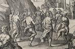 Johann Sadeler I (1550-1600) - Danza intorno al vitello, Antiek en Kunst