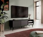 TV-Meubel antraciet 135x40x48 1 klep zwart, Huis en Inrichting, Kasten | Televisiemeubels, Overige materialen, 100 tot 150 cm