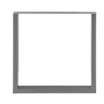 Stalen onderstel set van 2 U tafelpoot 70x72 cm metaal grijs, Huis en Inrichting, Woonaccessoires | Lijsten, Nieuw, Verzenden
