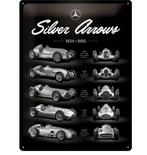 Mercedes silver arrows reclamebord, Nieuw, Verzenden