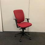 Beta ergo- bureaustoel, rode stoffering - zwarte kruisvoet, Ergonomisch, Gebruikt, Ophalen of Verzenden, Bureaustoel