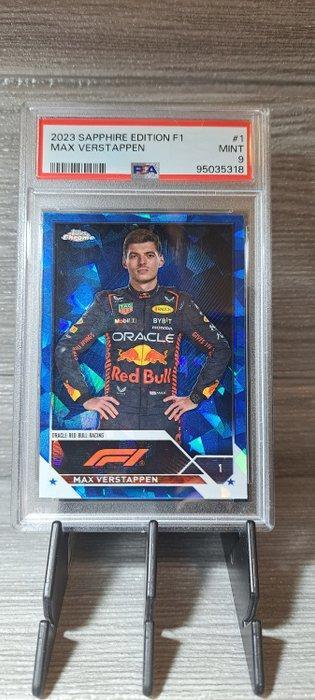 2022 Topps Sapphire Edition F1 Max Verstappen #1 PSA 9, Hobby en Vrije tijd, Verzamelkaartspellen | Overige