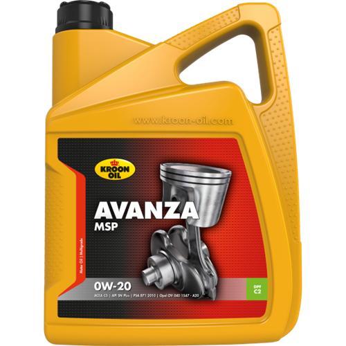 Kroon Oil Avanza Msp 0W20 5L, Auto diversen, Onderhoudsmiddelen, Verzenden