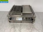 RVS MKN Lavagrill met Bakplaat GAS Horeca, Ophalen of Verzenden, Gebruikt