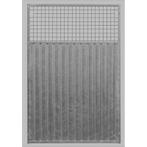Damwandpaneel 184 h - 2 m - gesloten tot 130h - gaas 46x46x4, Ophalen of Verzenden, Nieuw