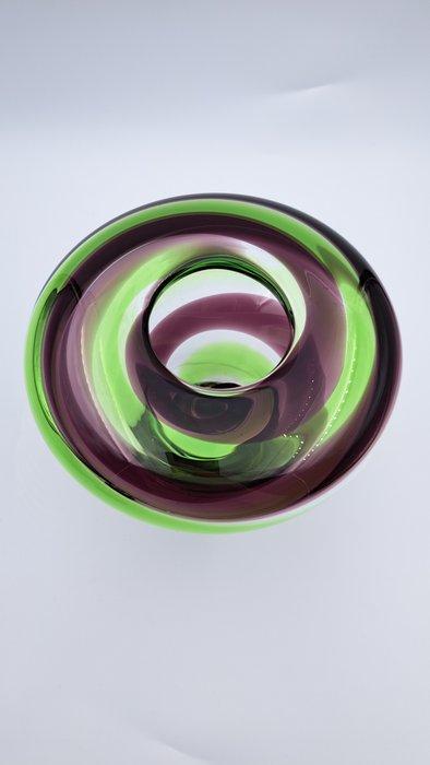 Glasfabriek Leerdam - Gerard Thomassen - Vaas - Serica -, Antiek en Kunst, Antiek | Glas en Kristal