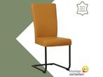 Leren eetkamerstoel Dry - Toledo Leem (geel/bruin) -, Overige kleuren, Nieuw, Leer, Ophalen of Verzenden