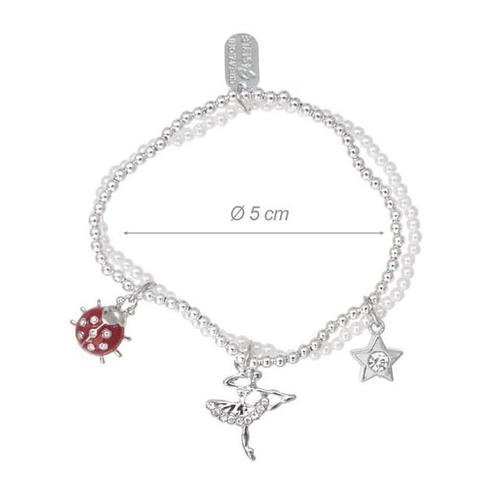 Alista Dubbele Armband met Ballerina en Strass, Sport en Fitness, Ballet, Verzenden