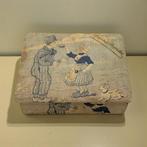 Doos - Tussen Oorlogen - Kartonsteen en stof -, Antiek en Kunst