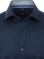 Blauw Venti overhemd met motief in de kraag 103522600-116, Kleding | Heren, Verzenden, Nieuw, Blauw